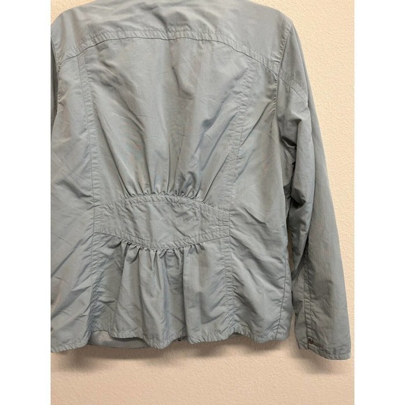 Eddie Bauer Travex Jacket Coat Sz XL Full Zip Pockets Light Blue - Picture 9 of 11
